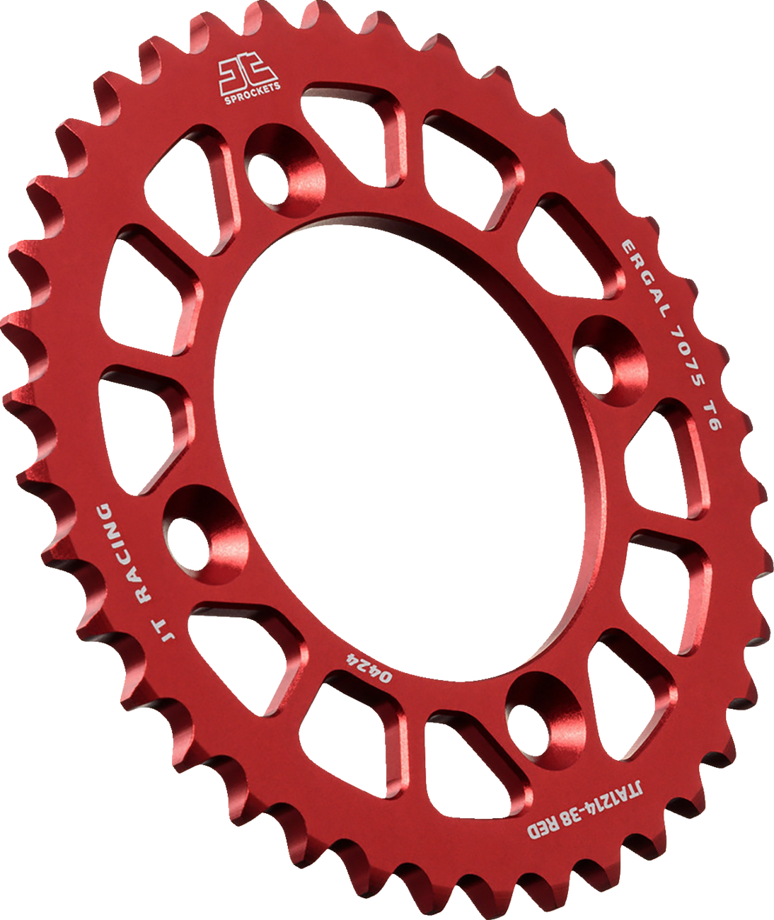 JT SPROCKETS Rear Sprocket - Aluminum - 38 Tooth - Red - CRF 110F JTA1214.38RED