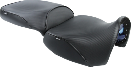 SARGENT Two-Piece Seat - Black - CarbonFX - Pan America SHD-1920-19