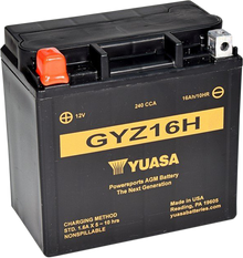 YUASA AGM Battery - GYZ16H YUAM716GH