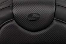 SADDLEMEN Roadsofa™ Extended Reach Seat - Carbon Fiber - Black Stitch - without Backrest - FL '08-'24 808-07B-18600