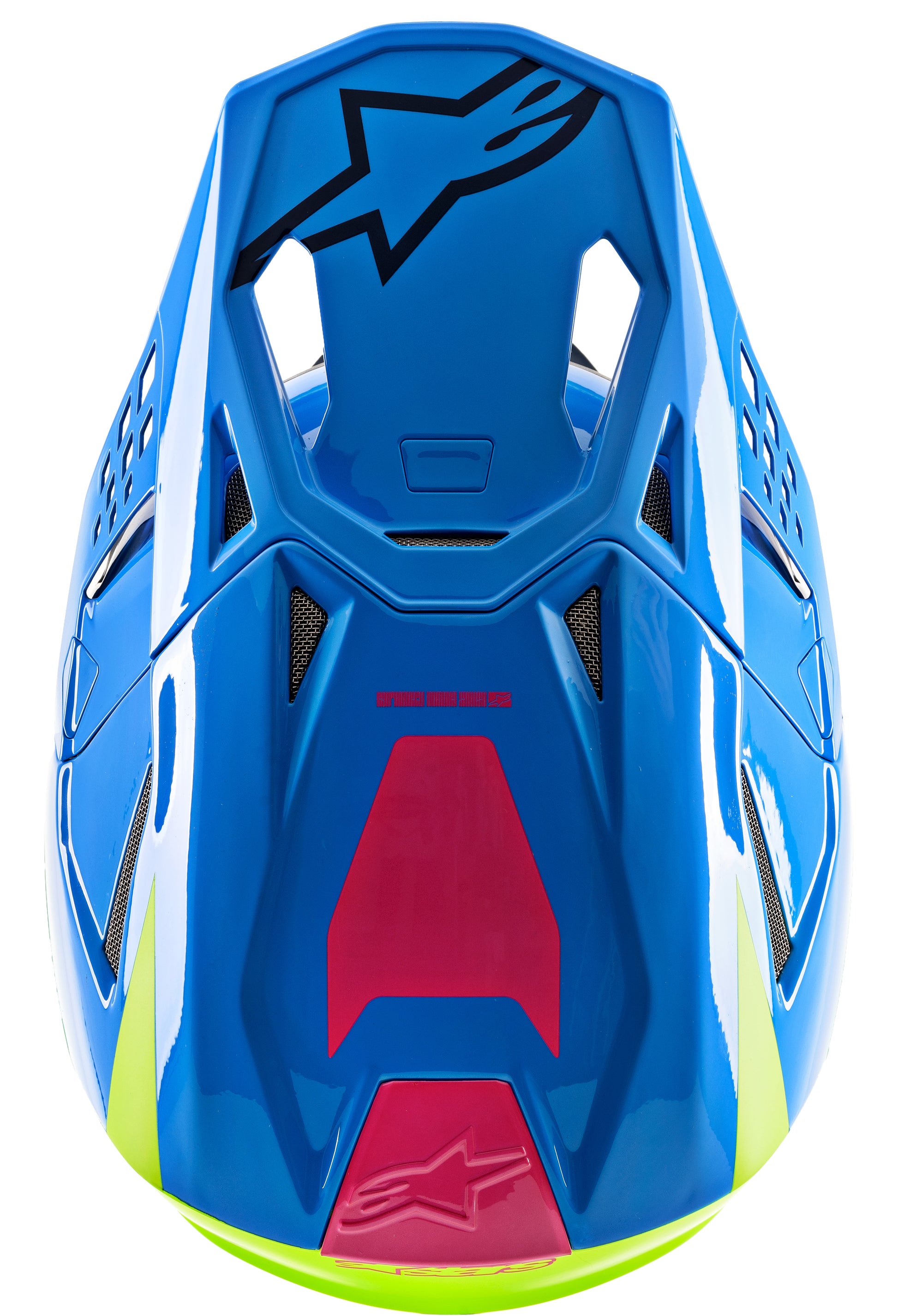 S.Tech S M8 Radium Helmet Aqua/Yellow Fluo/Navy Lg