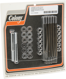 COLONY Hardware Kit - Motor Case Studs - Chrome - '79-'98 Harley-Davidson 8143-34