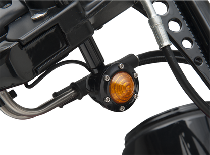 RSD Front Tracker Turn Signal - Amber Lenses 0207-2018-B