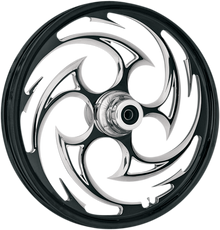 RC COMPONENTS Wheel - Savage Eclipse - Front - Dual Disc/without ABS - Black Eclipse - 16x3.5 - '00-'07 FLT 16350-9917-85E