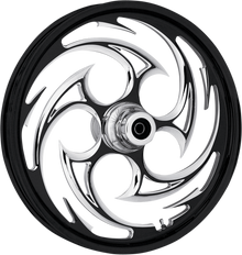 RC COMPONENTS Wheel - Savage Eclipse - Front - Single Disc/without ABS - Black Eclipse - 21x2.15 - '00-'06 FXSTD 21215-9913-85E