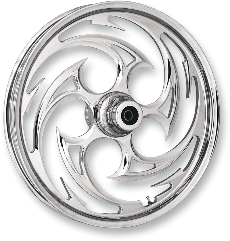 RC COMPONENTS Wheel - Savage - Front - Single Disc/without ABS - Chrome - 21x2.15 21215-9008-85C
