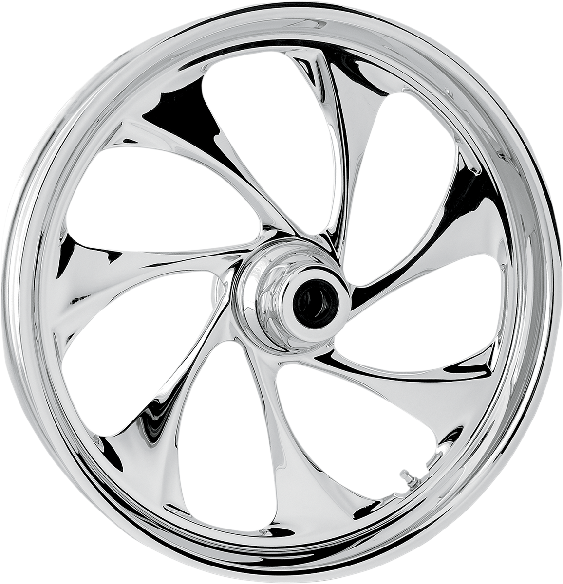 RC COMPONENTS Wheel - Drifter - Front - Dual Disc/without ABS - Chrome - 21x3.5 - '00-'07 FLT 21350-9917-101C