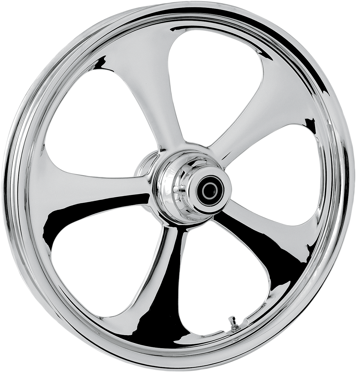 RC COMPONENTS Wheel - Nitro - Front - Dual Disc/without ABS - Chrome - 16x3.5 - '00-'07 FLT 16350-9917-92C