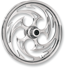 RC COMPONENTS Wheel - Savage - Front - Single Disc/with ABS - Chrome - 23x3.75 - '08-'23 FLT 23375-9032A-85C