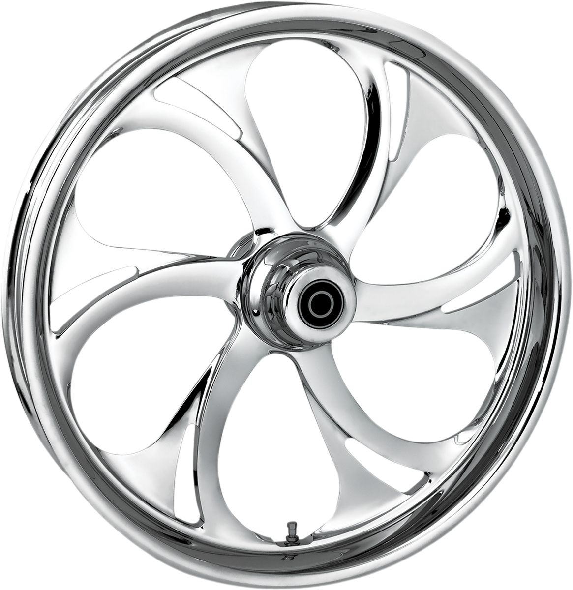 RC COMPONENTS Wheel - Recoil - Front - Dual Disc/without ABS - Chrome - 21x3.5 - '08-'13 FLT 21350-9031-105C