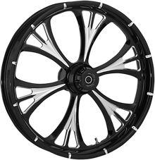 RC COMPONENTS Wheel - Majestic Eclipse - Front - Dual Disc/with ABS - Black Eclipse - 21x3.5 - '14-'23 FLT 21359031A14102E