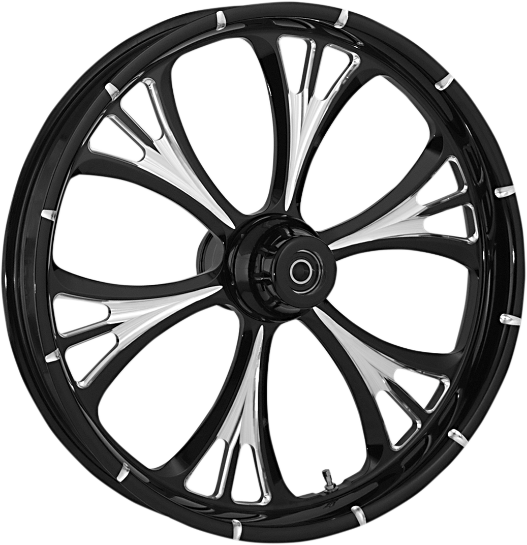 RC COMPONENTS Wheel - Majestic Eclipse - Front - Dual Disc/without ABS - Black Eclipse - 21x3.5 - '08-'13 FLT 21350-9031-102E
