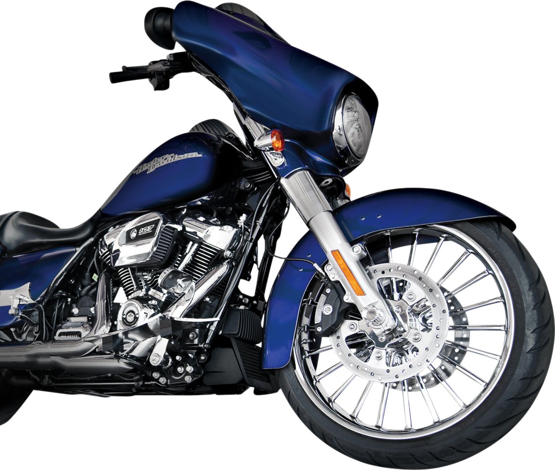 RC COMPONENTS Wheel - Illusion - Front - Dual Disc/without ABS - Chrome - 21x3.5 21350903114126C