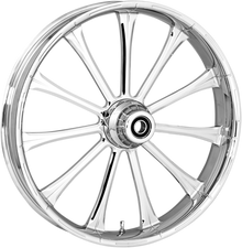 RC COMPONENTS Wheel - Exile - Front - Dual Disc/with ABS - Chrome - 23x3.75 233759031A14122
