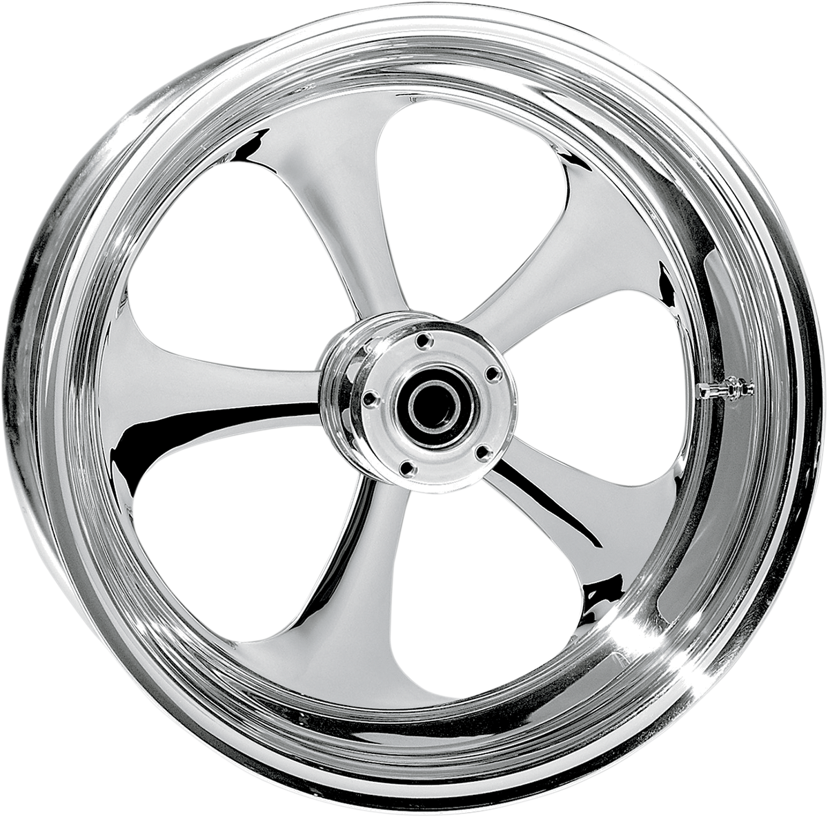 RC COMPONENTS Wheel - Nitro - Rear - Single Disc/without ABS - Chrome - 16x3.5 16350-9978-92C