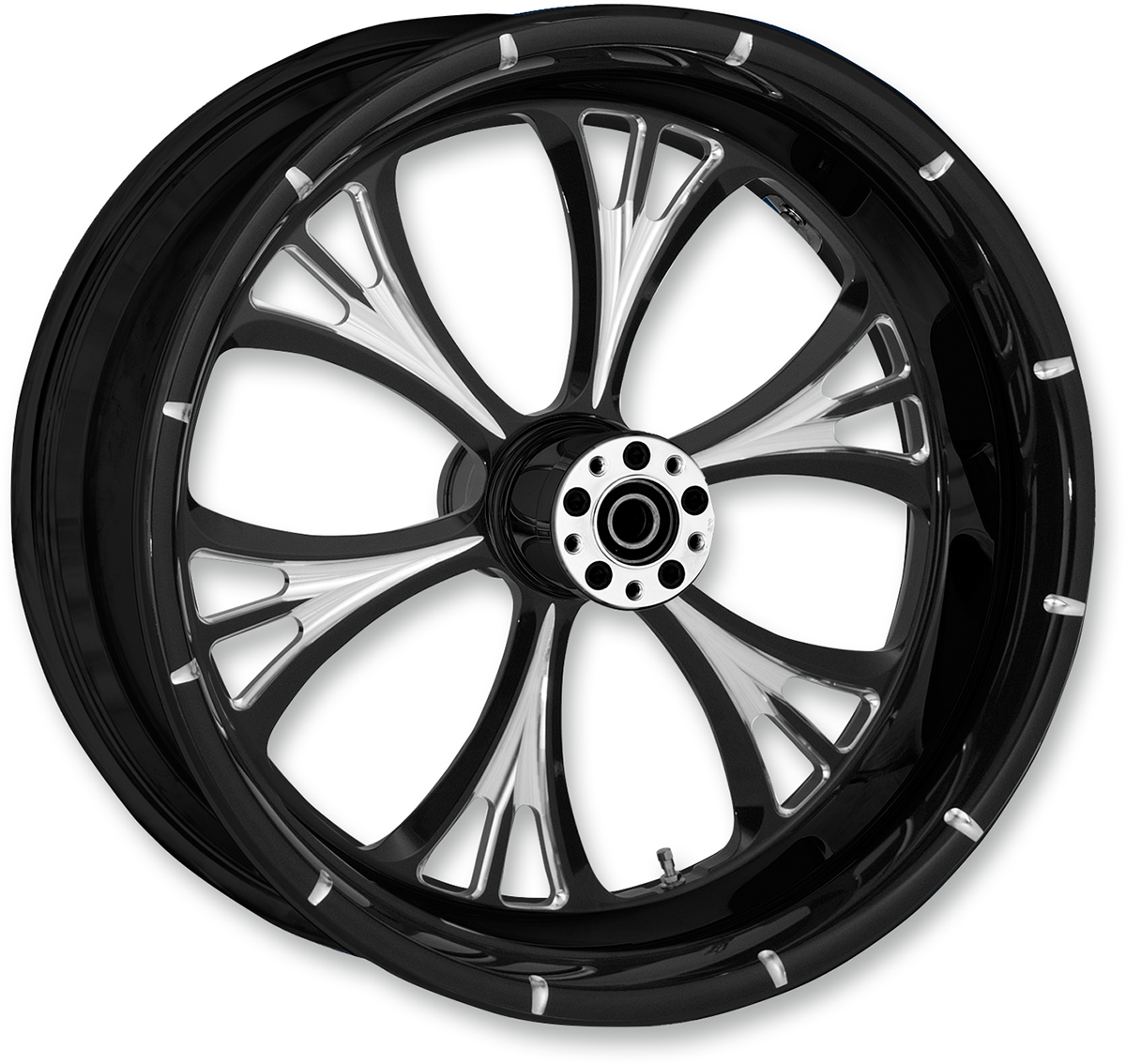 RC COMPONENTS Wheel - Majestic Eclipse - Rear - Single Disc/without ABS - Black Eclipse - 17x6.25 - '09-'23 FLH 17625-9210-102E