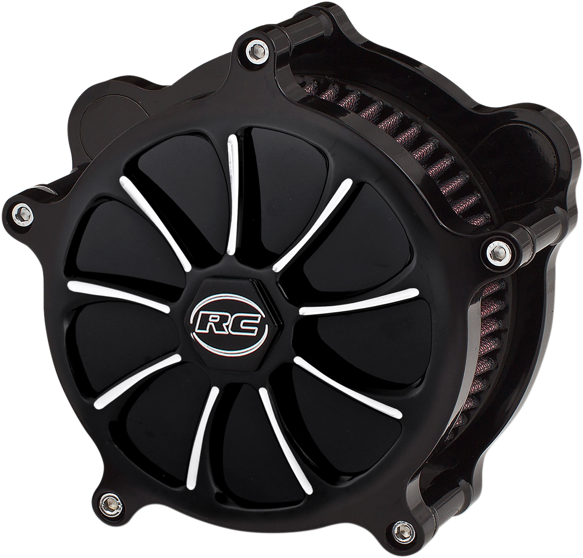 RC COMPONENTS Airstrike Air Cleaner - Black AB-09B-124E