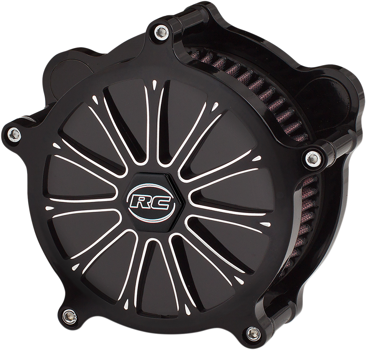 RC COMPONENTS Airstrike Air Cleaner - Black AB-02B-122E