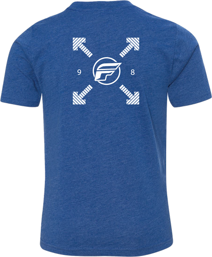 Youth Fly Lost Tee Royal Blue Yl