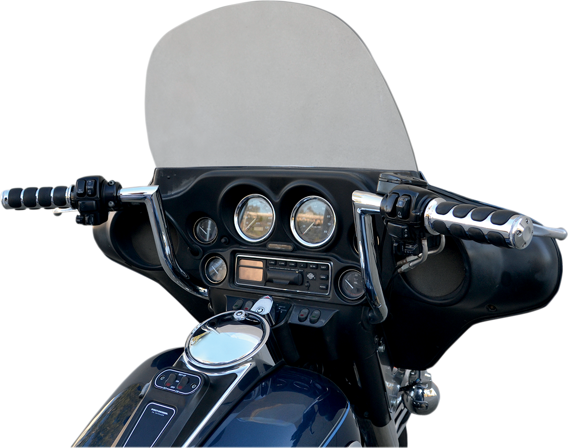 LA CHOPPERS 1-1/4" Twin Peaks Touring Handlebar - 12" - Chrome LA-7361-12