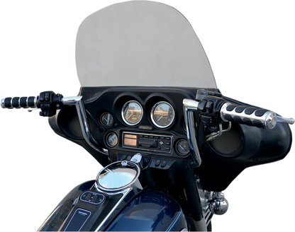 LA CHOPPERS 1-1/4" Twin Peaks Touring Handlebar - 12" - Chrome LA-7361-12