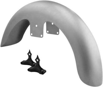 RC COMPONENTS Front Fender Kit with Black Adapters - For 26" Wheel - 6" W FNDRKT14-26B