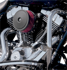 S&S CYCLE Air Cleaner Cover - Bob Dome - Black 170-0124