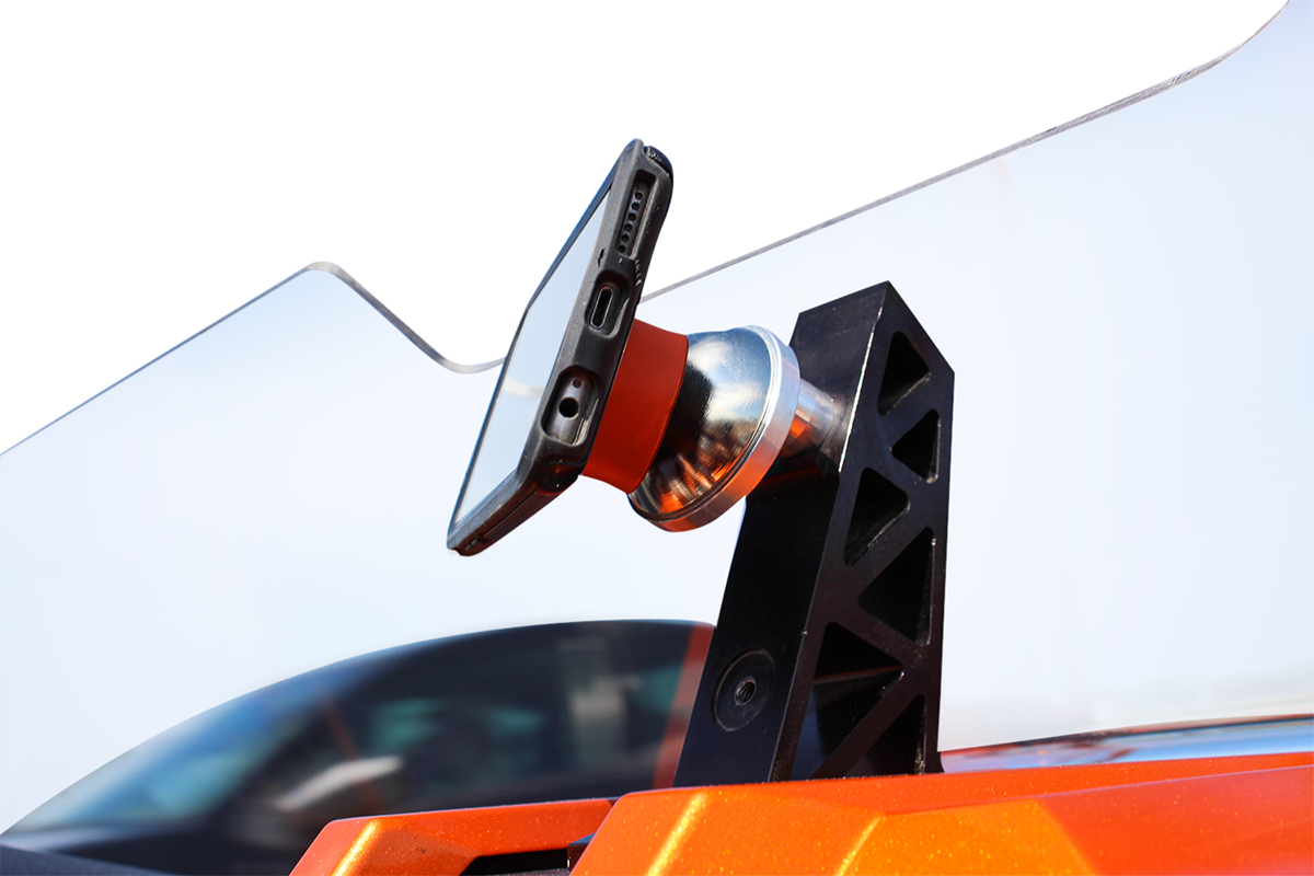 KLOCK WERKS iOmounts™ Device Mount - Handlebar Mount - Slingshot - Black KWD-06-0393