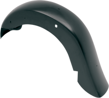 KLOCK WERKS WFB™ Benchmark Stretched Rear Fender - Smooth - Black - Steel KWF-01-0120