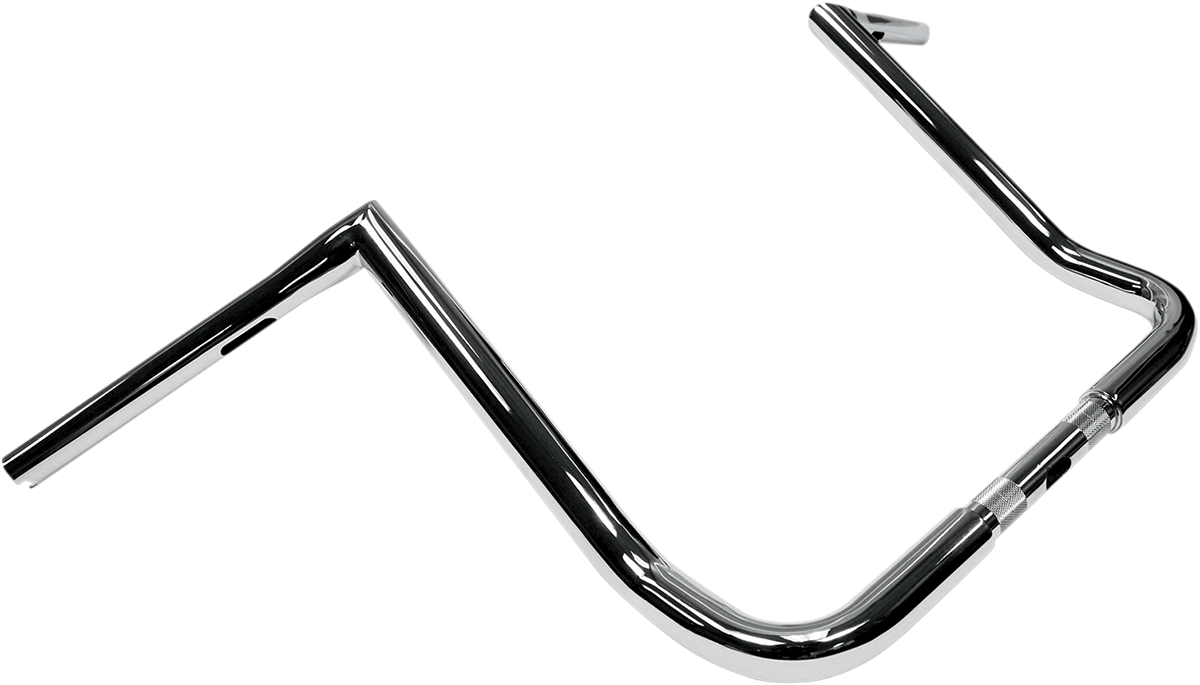 LA CHOPPERS 1-1/4" Twin Peaks Touring Handlebar - 14" - Chrome LA-7361-14