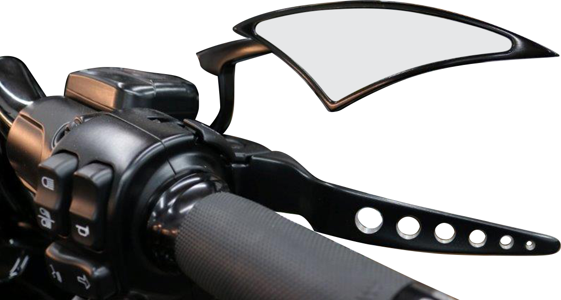 PAUL YAFFE BAGGER NATION Mirrors - Power - Side View - Teardrop - Black - Pair PYO:PMP-B
