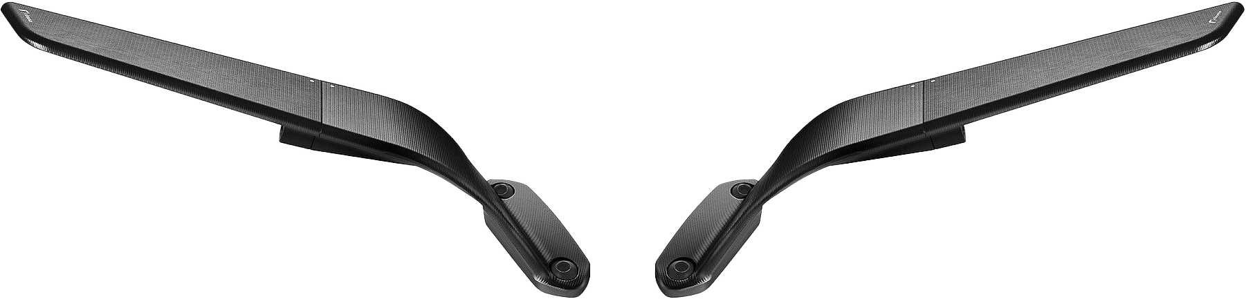 Stealth Sport Mirror Black Pair Duc