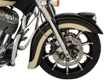 KLOCK WERKS Front Fender - E-Coating Black - 16"-19" - Indian/Chief KWF-04-0400