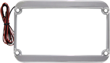 KLOCK WERKS License Plate Frame - Lighted - Chrome KWS-01-0089