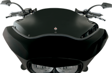 KLOCK WERKS Flare™ Windshield - 8" - Black - '98-'13 FLTR KWW-01-0190