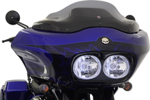 KLOCK WERKS Flare™ Windshield - 8" - Smoke - '98-'13 FLTR KWW-01-0189