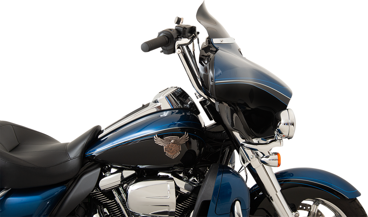 KLOCK WERKS Flare™ Windshield - 6-1/2" - Black - FLH KWW-01-0200-2014