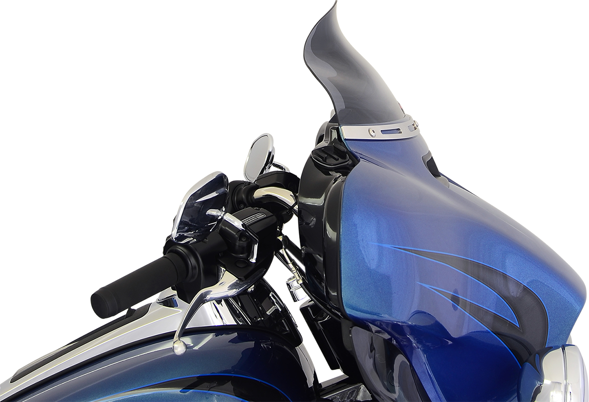 KLOCK WERKS Flare™ Windshield - 6-1/2" - Dark Smoke - FLH KWW-01-0199-2014