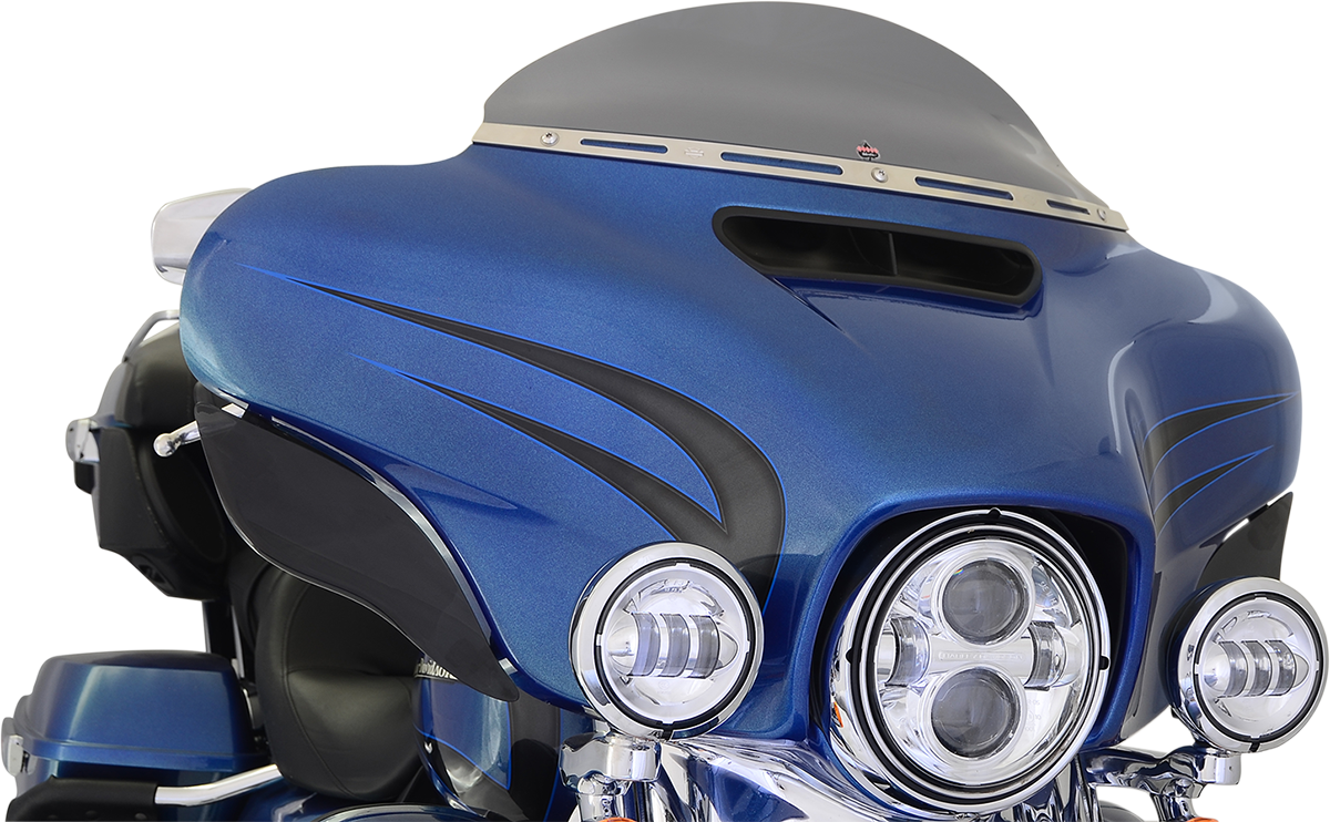 KLOCK WERKS Flare™ Windshield - 5" - Dark Smoke - FLH KWW-01-0389