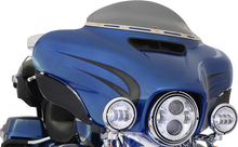 KLOCK WERKS Flare™ Windshield - 5" - Dark Smoke - FLH KWW-01-0389