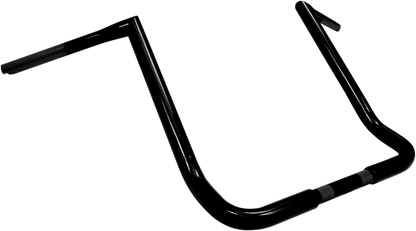 LA CHOPPERS 1-1/4" Twin Peaks Touring Handlebar - 16" - Black LA-7361-16B