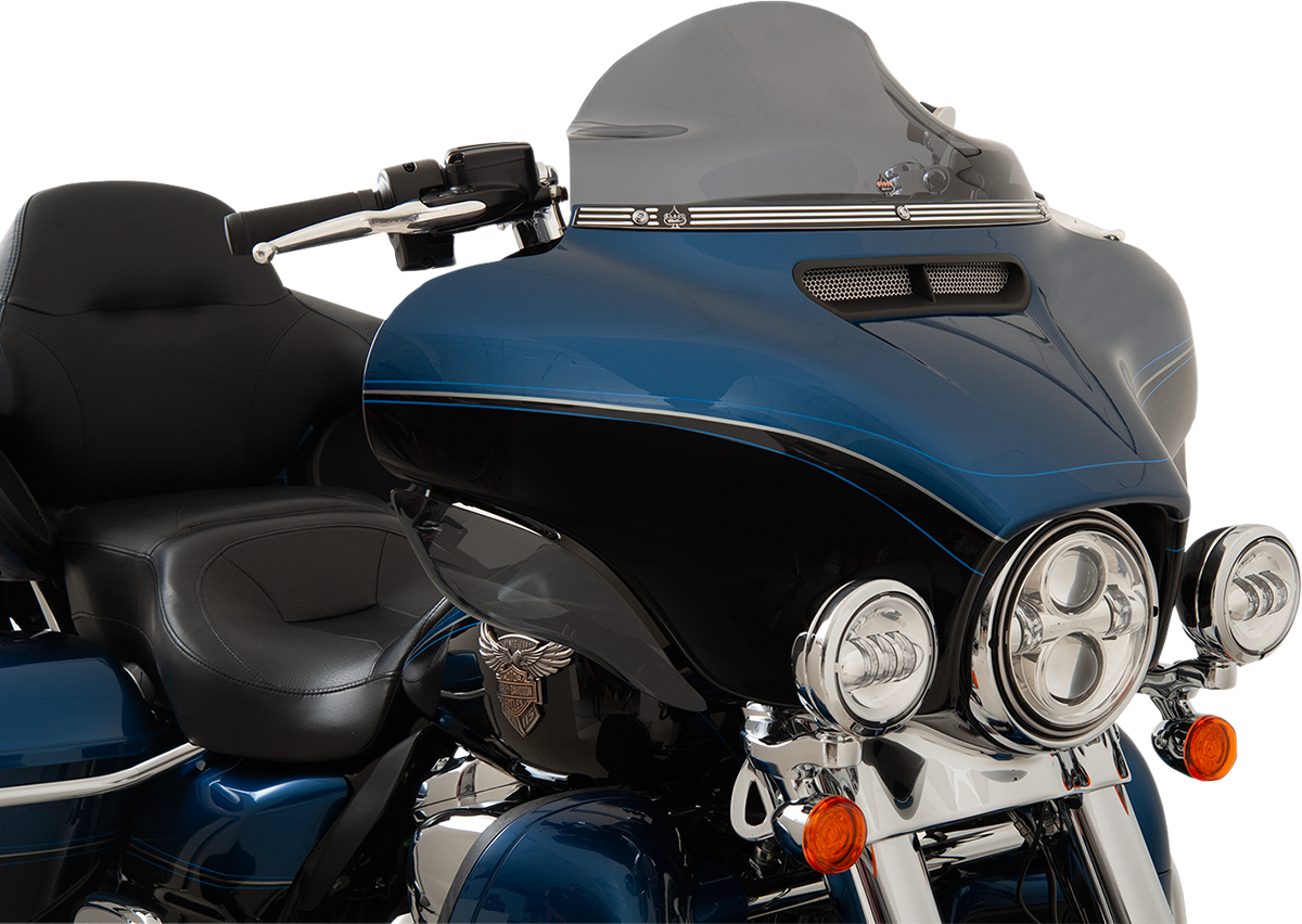 KLOCK WERKS Windshield Trim - KERF - Black Contrast - Harley-Davidson® KWW-01-0363