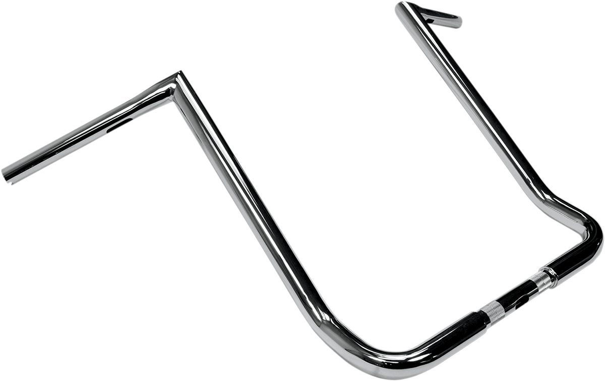 LA CHOPPERS 1-1/4" Twin Peaks Touring Handlebar - 18" - Chrome LA-7361-18