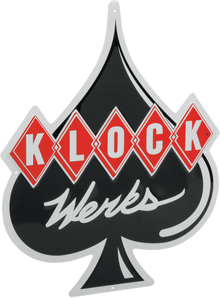 KLOCK WERKS Metal Sign - Aluminum - 14" x 17-1/2" KWA-METALSIGN