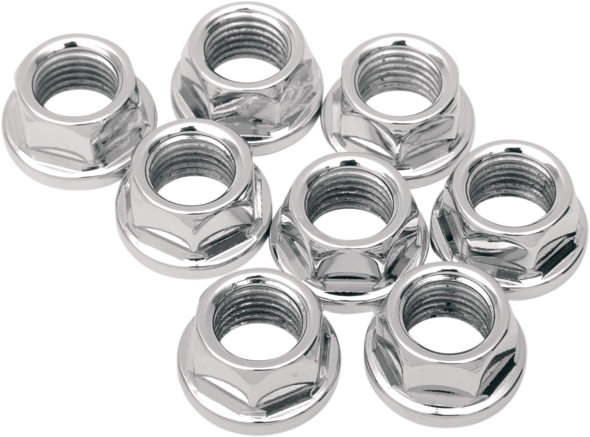 COLONY Hardware Kit - Cylinder Base Nuts - Chrome - '78-'84 Harley-Davidson 9100-8