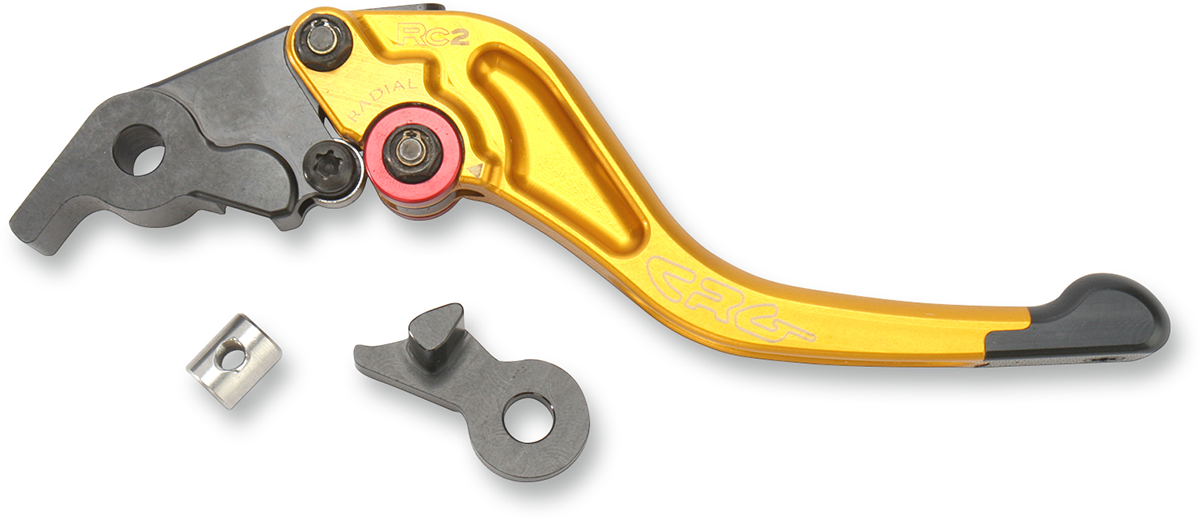 CRG RC2 Shorty Clutch Lever - Gold 2RB-522-H-G