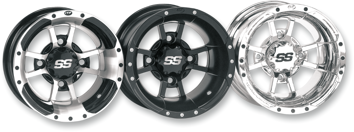 ITP Wheel - SS112 Sport - Rear - Machined - 9x8 - 4/110 - 3+5 0928385404B