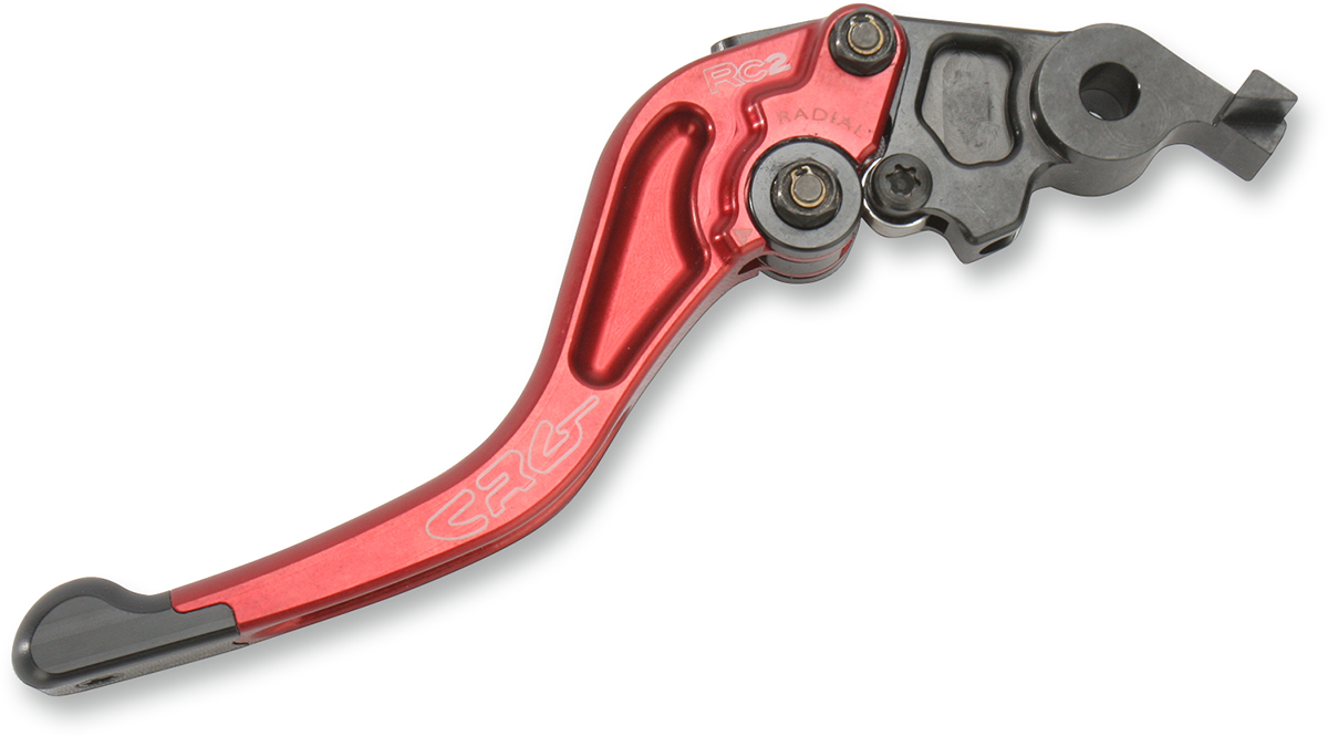 CRG RC2 Shorty Brake Lever - Red 2RB-516-H-R