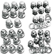 COLONY Acorn Nut Kit - Cylinder Base - Big Twin 7813-8