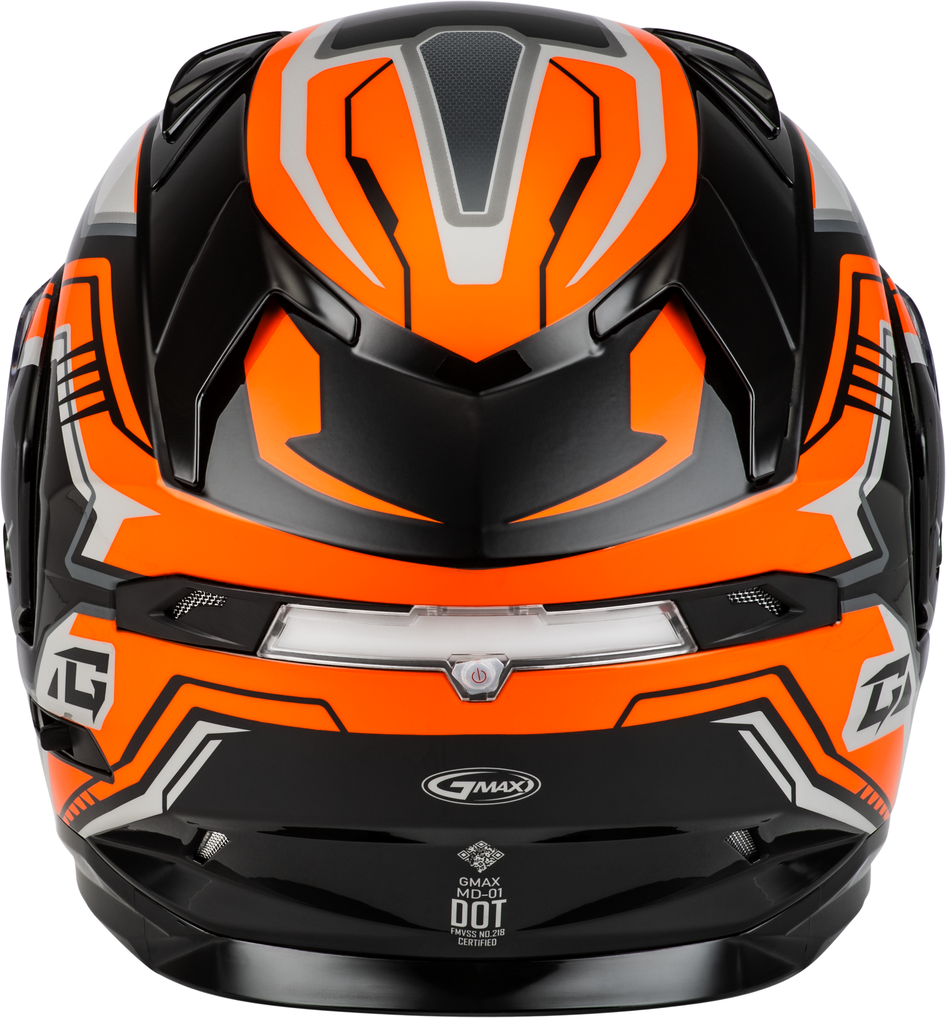 Md 01s Transistor Snow Helmet Orange/Black Md